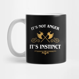 Barbarian Not Anger Instinct Funny Tabletop RPG Mug